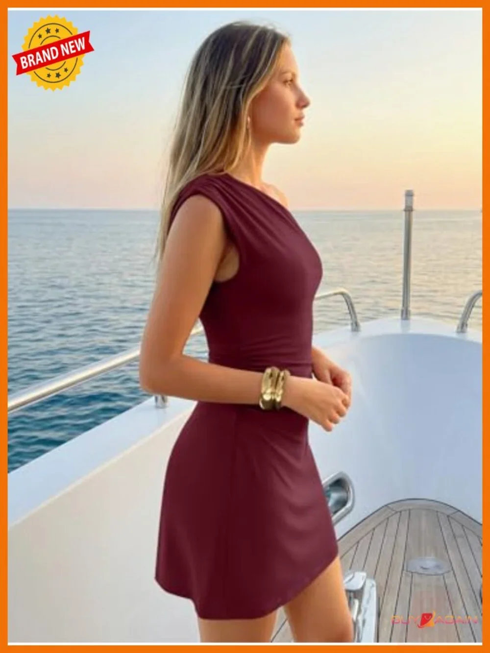 Mini Off Shoulder Cocktail Dress Stretch Club Night Out Going Out Party
